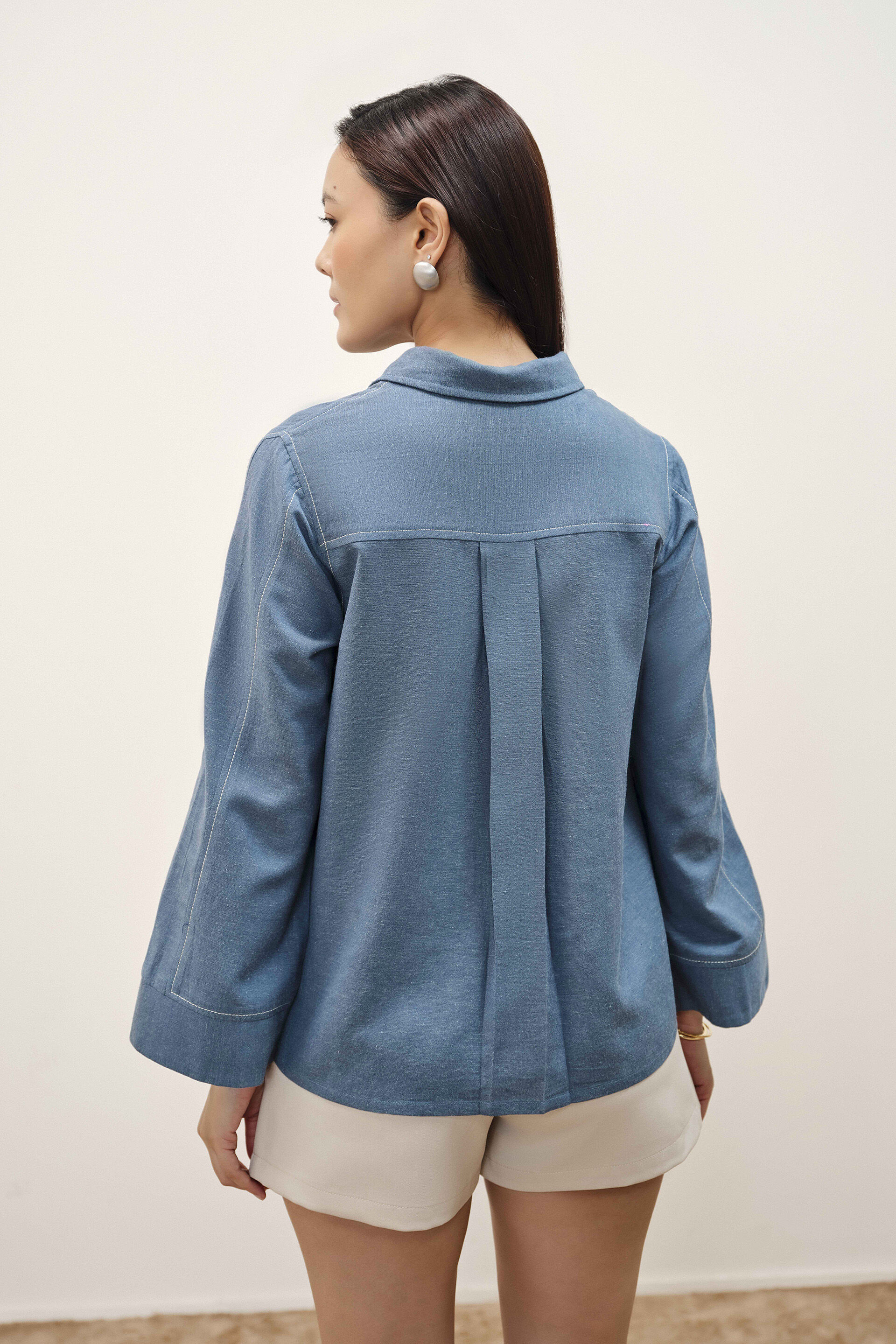 Orelia Blue Top, Blue, image 6